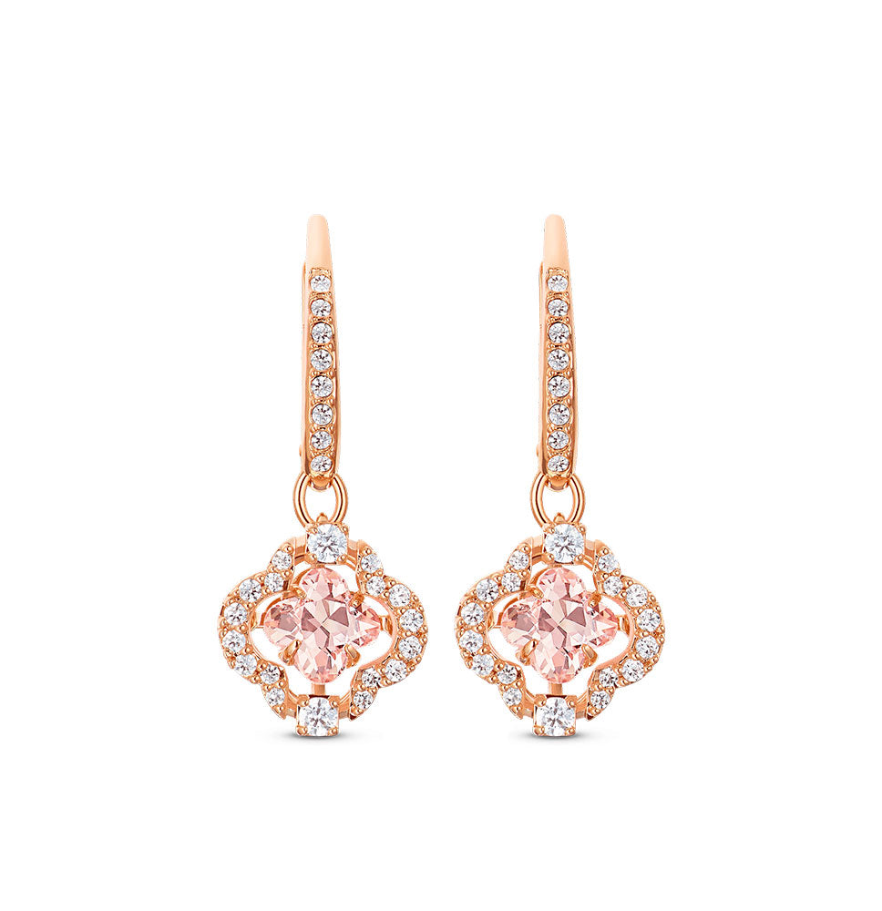 Sterling Gold Style Wedding Earring