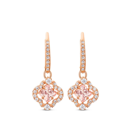 Sterling Gold Style Wedding Earring