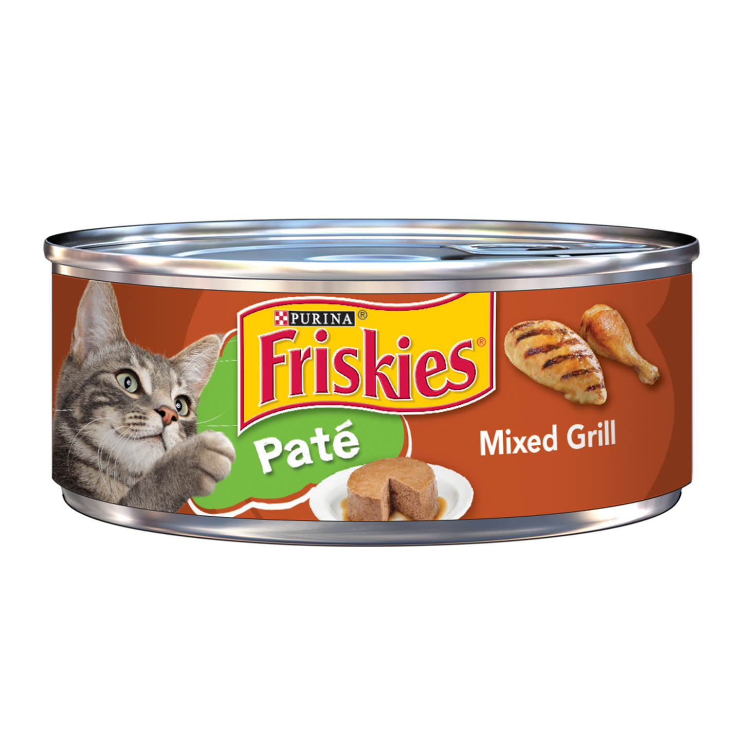 Friskies Pate Mixed Grill Adult Wet Cat Food / 156g