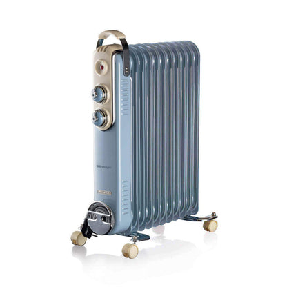 Vintage Oil Radiator 11fins 2500W BLUE