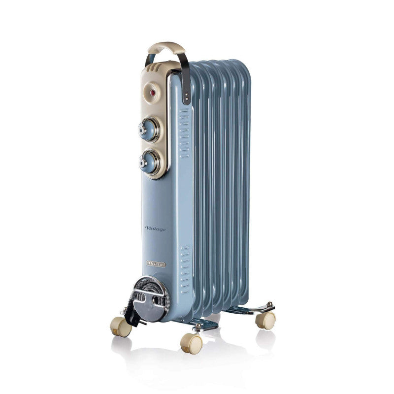 Vintage Oil Radiator 7fins 1500W BLUE