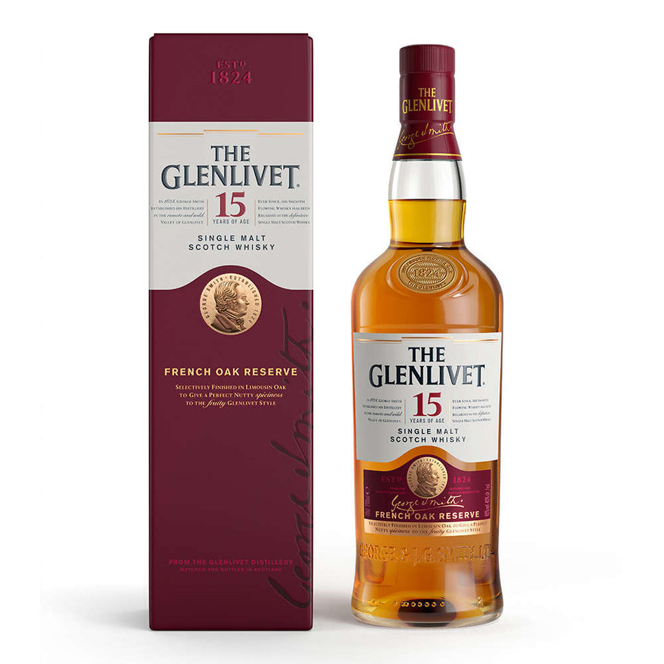 The Glenlivet 15YO Single Malt Whiskey / 700ml