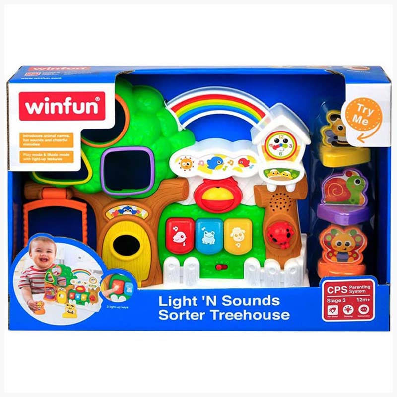 Winfun Light N Sounds Sorter Treehouse S22786