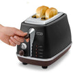 Delonghi Icona Vintage CTOV 2103.BK Toaster 2 slots white