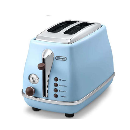 Delonghi Icona Vintage CTOV 2003.AZ Toaster 2 slots Azure Blue