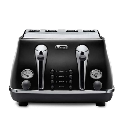 Delonghi Icona CTO 4003.BK Toaster 4 Slots Black