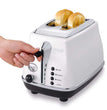 Delonghi Icona CTO 2003.W Toaster 2 Slots White