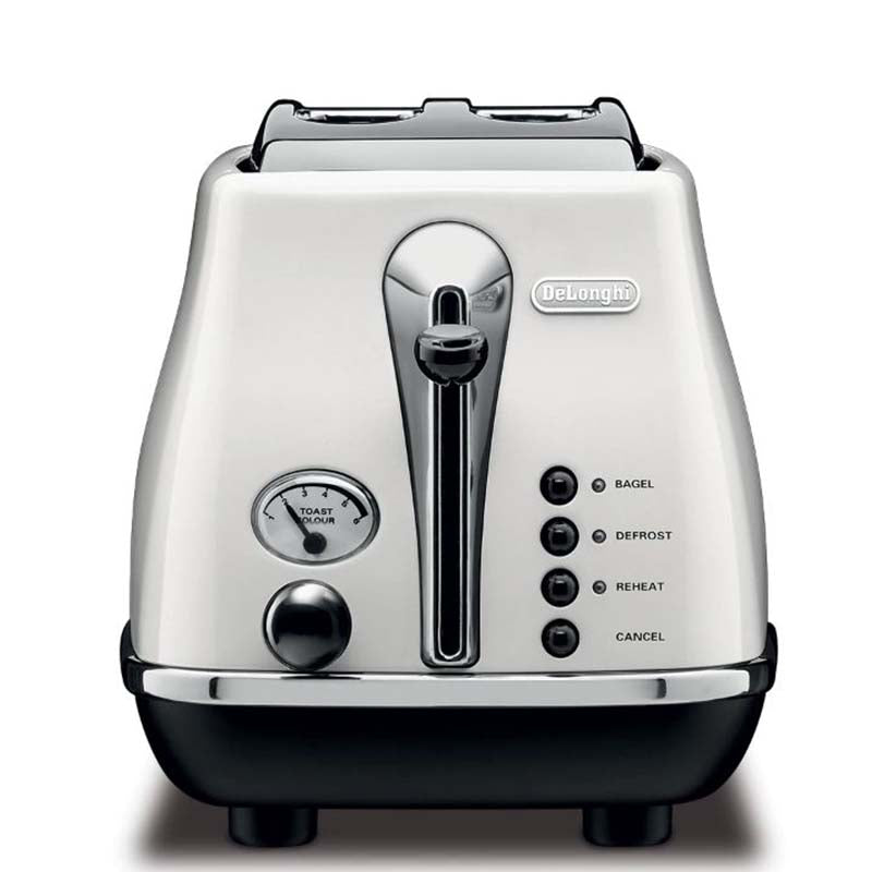 Delonghi Icona CTO 2003.W Toaster 2 Slots White