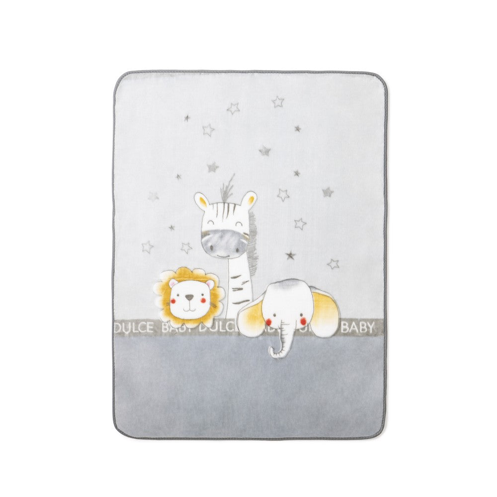 Interbaby Blanket with Zebra Design