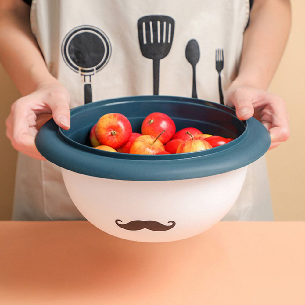 Kitchen vegetable washing pots 2 In 1