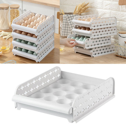 Single Layer, 20 Grid Anti-collision Egg Drawer, 1 Pc