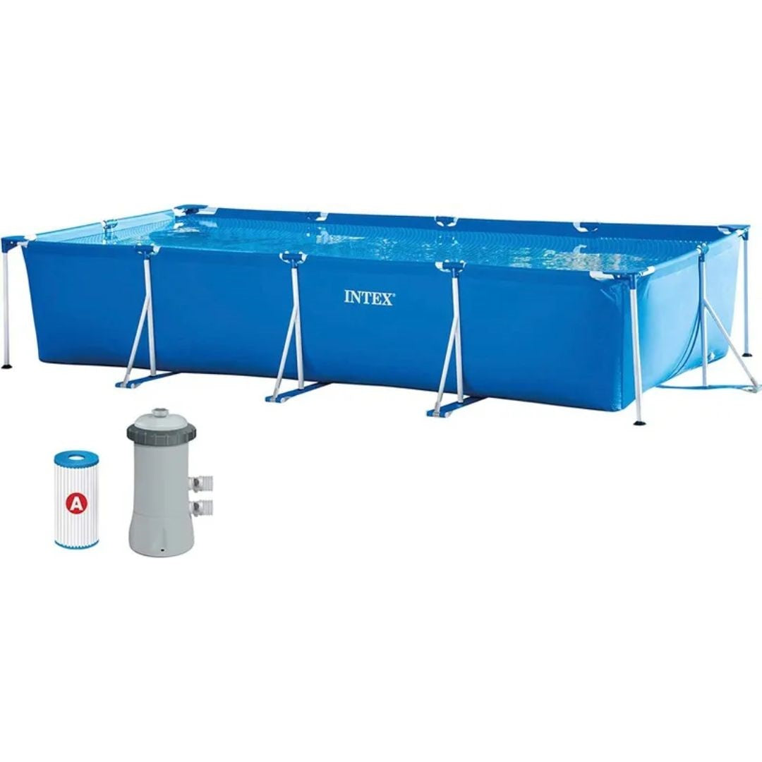 Intex Metal Frame Rectangular Pool 4.5m x 2.2m x 0.84m