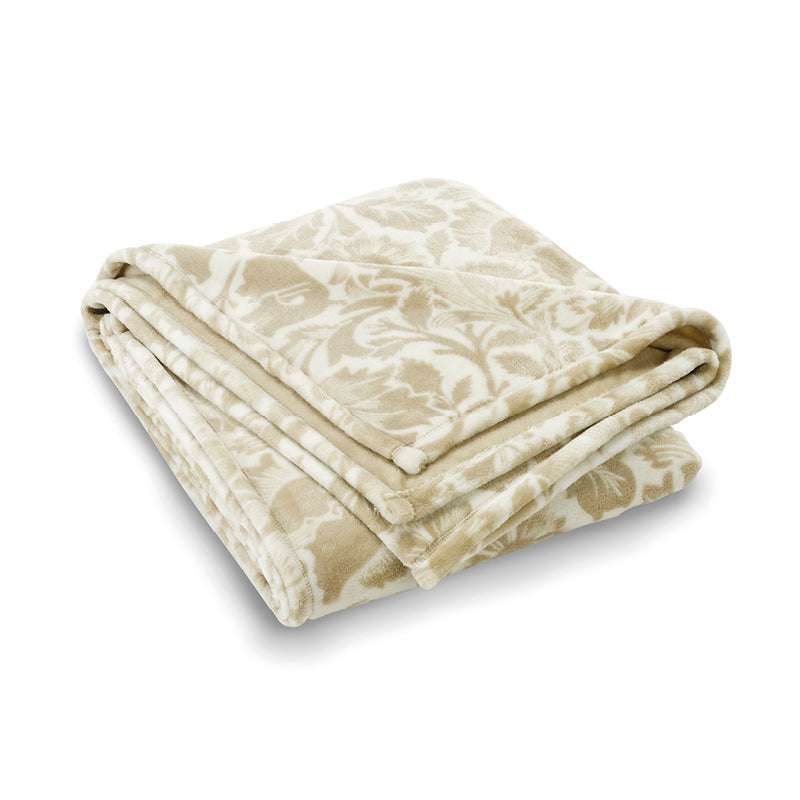Plaid Arabesque Taupe – 130×160 cm by Christian Lacroix