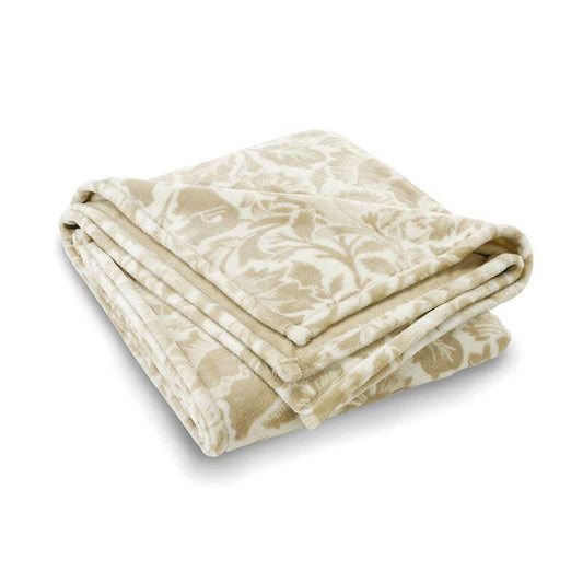Plaid Arabesque Taupe – 130×160 cm by Christian Lacroix