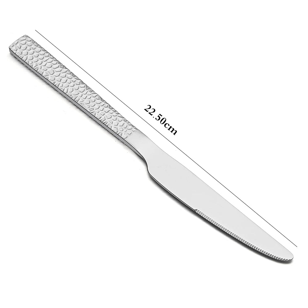 Danny Home 2-Pieces Dinner Stainless Steel Knifes Silverware Flatware