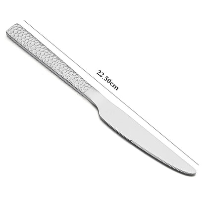 Danny Home 2-Pieces Dinner Stainless Steel Knifes Silverware Flatware