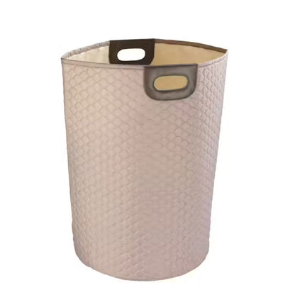Wenko Scandinavian Style Polyester Taupe Laundry Basket – 75L