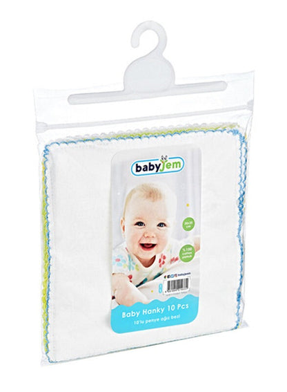 Babyjem 10-Piece Baby Hanky