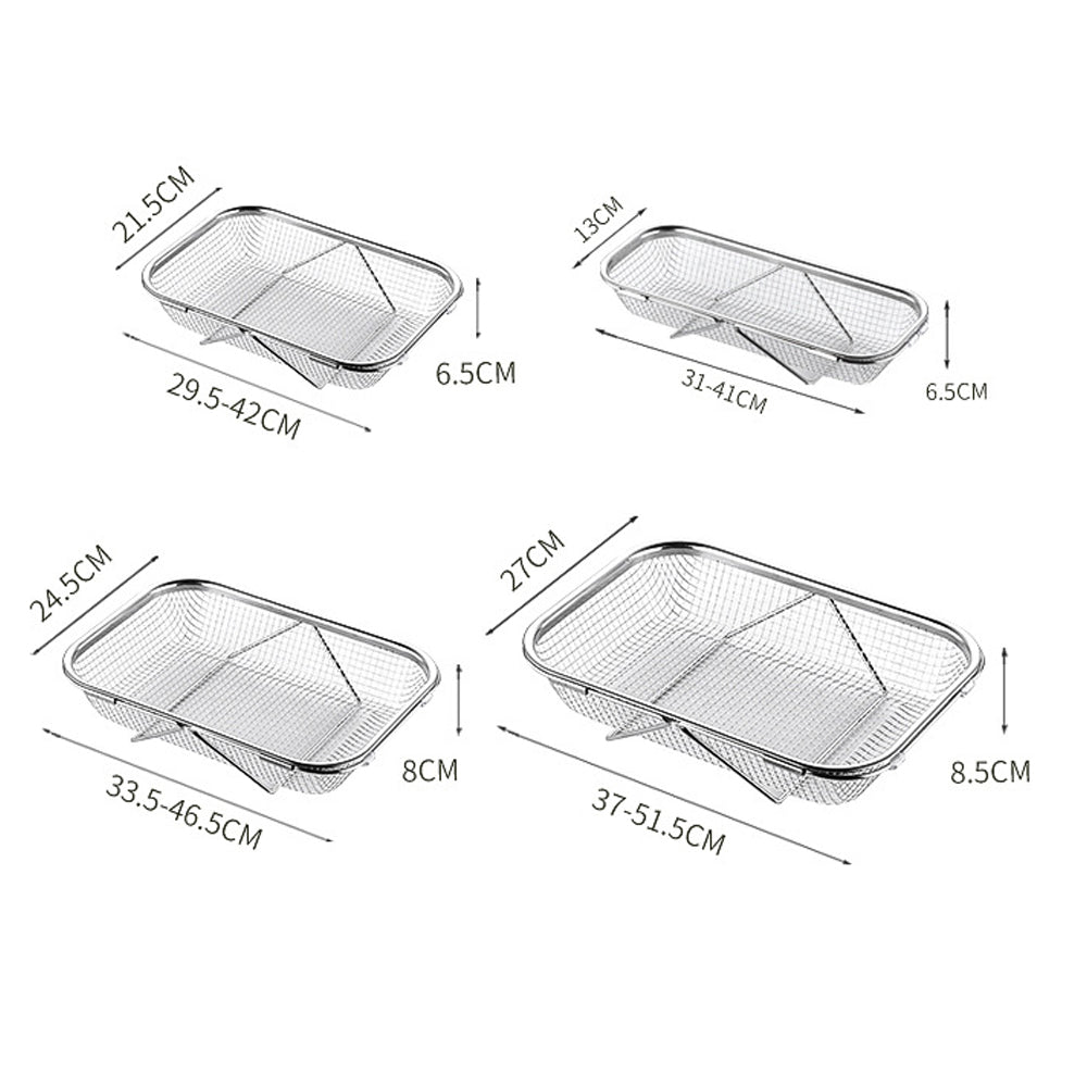Stainless Steel Over The Sink Strainer Basket