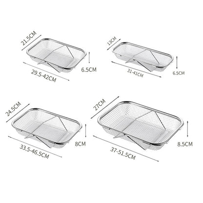 Stainless Steel Over The Sink Strainer Basket
