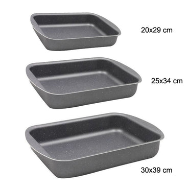 Phoenix, Professional Granite Rectangle Baking Tray Set