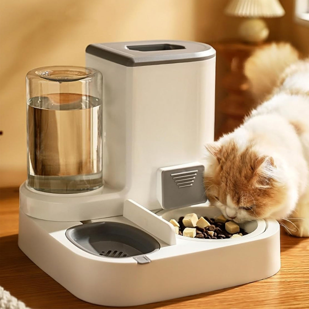 2-in-1 Pet Feeder & Water Dispenser