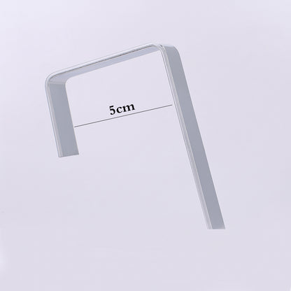 Stainless Steel Over the Door Hanger 6-Hooks 47cm