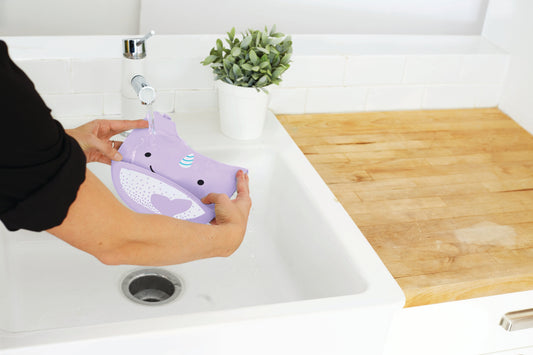 Zoo Fold & Go Silicone Bib