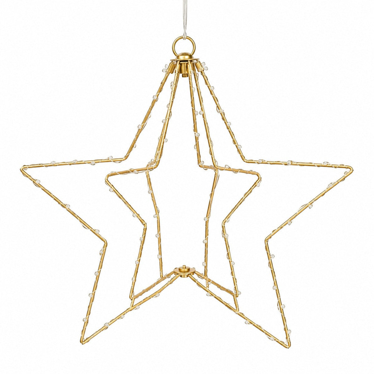 Luca Lighting 3D Star LED Christmas Decoration – 60 Warm White