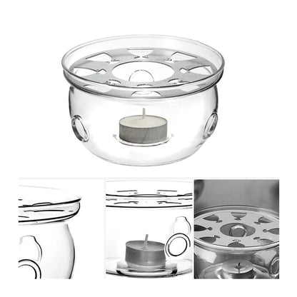 Glass Candles Warmer with Stainless Steel Trivet