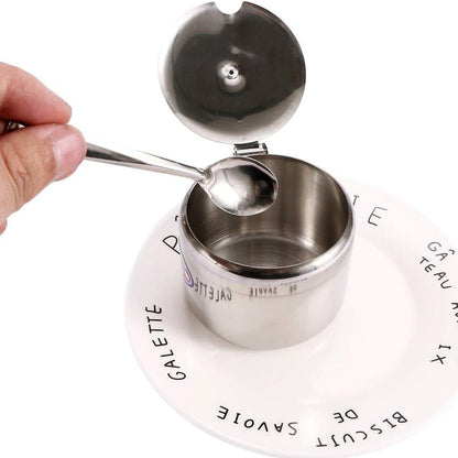 Stainless Steel Sugar Storage Pot