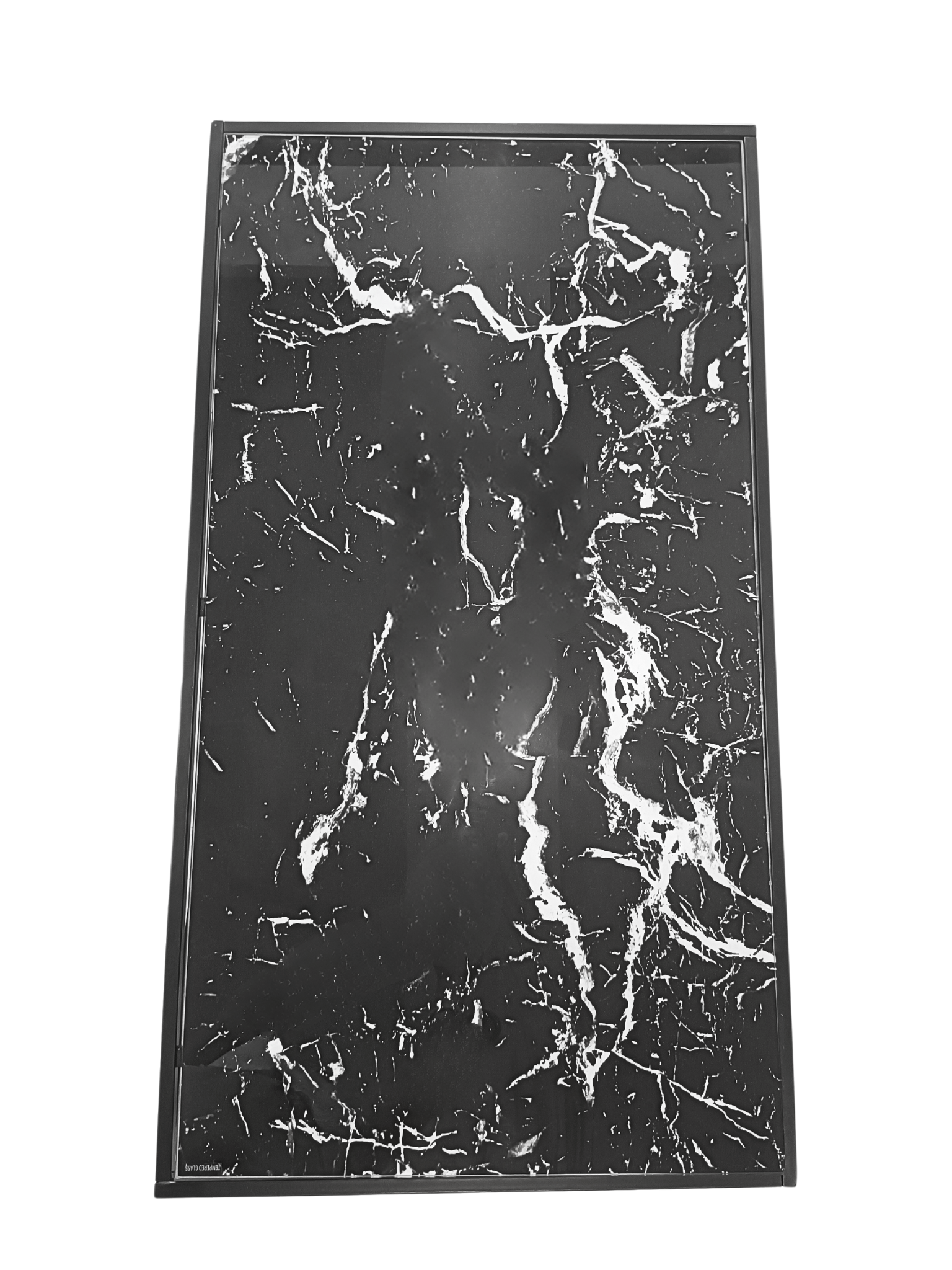 Black Marble Effect Coffee Table  Rectangular