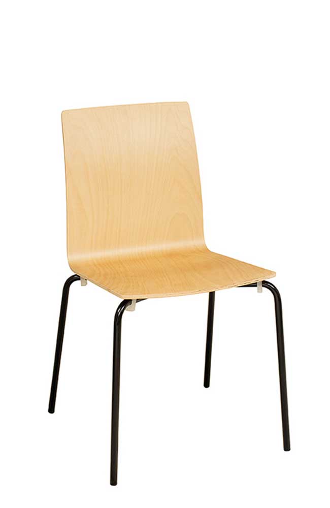 Scandi Minimalist Plywood Dining Chair – Made in Germany
