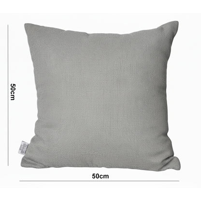 Danny Home Polypropylene Fabric Cushion – Grey 50x50cm