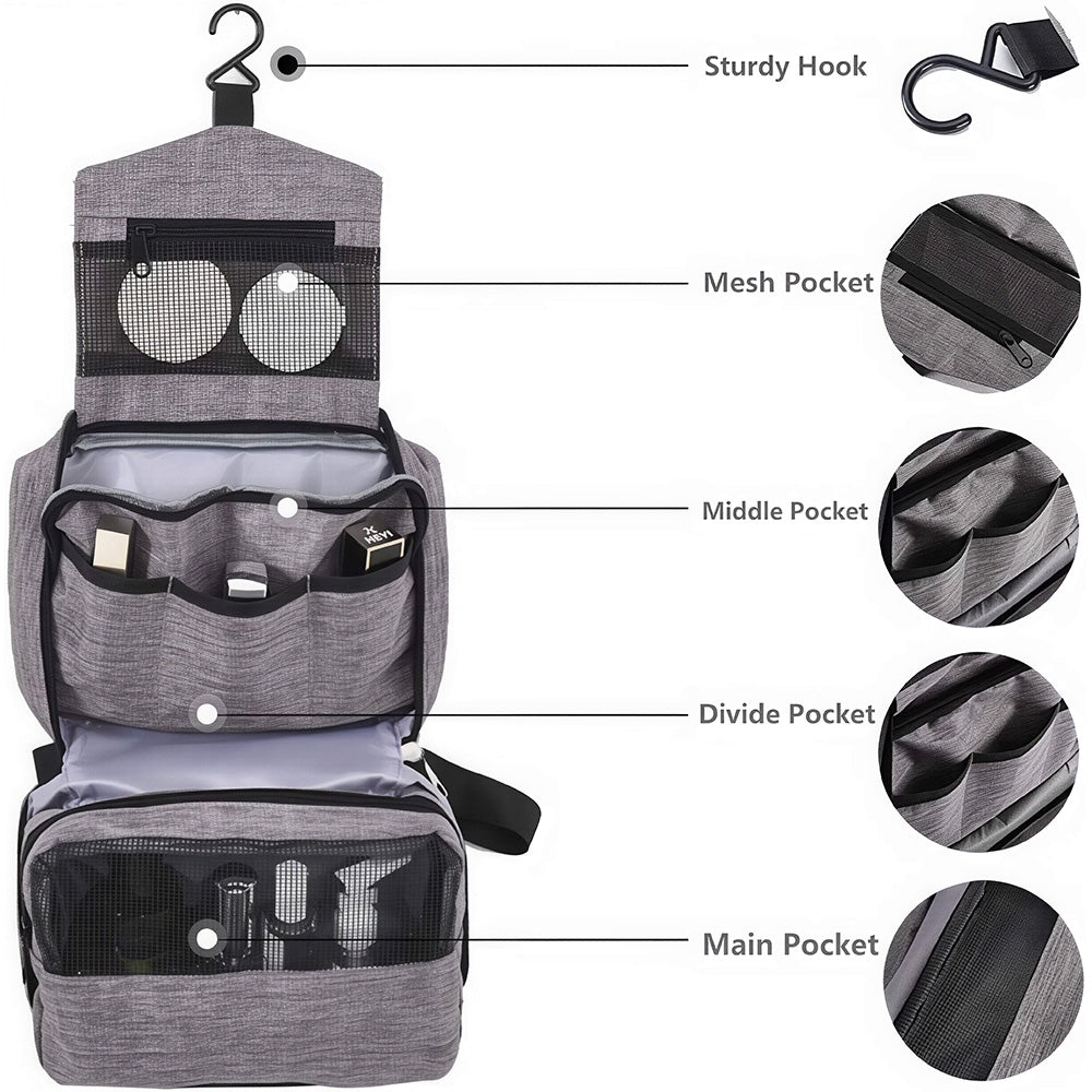 Danny Go Hanging Toiletry Wash Bag with Hook DT008