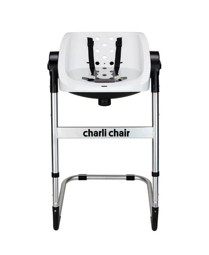 CharliChair 2-in-1 Baby Bath Chair - White