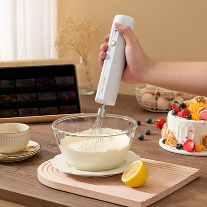 USB Rechargeable Folding Portable Electric Food Mixer