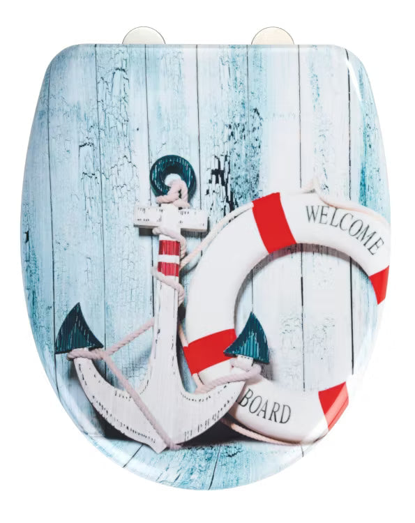 Wenko Maritime Design Soft Close Duroplast WC Seat