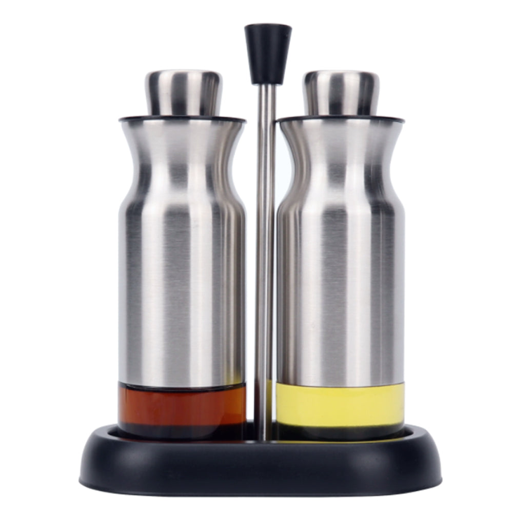 Stainless Steel Oil and Vinegar Bottle 2-Pieces Set