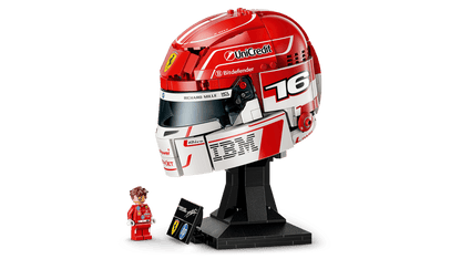 LEGO Editions Scuderia Ferrari HP Charles Leclerc Helmet Display Building Set 43014