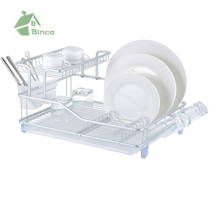 Binca Aluminum 2-Layer Dish Rack