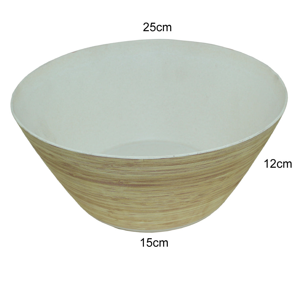 Salad Bowl Wooden Melamine Dinnerware