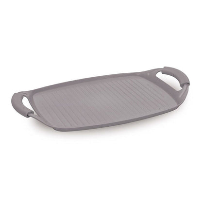 Grill plate, 47 cm, Taupe