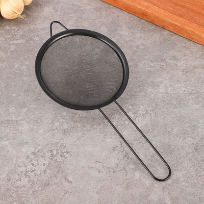 Premium Stainless Steel Strainer Black