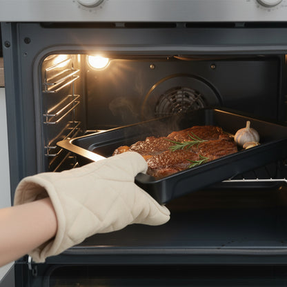 Danny Home Carbon Steel Roaster Pan 38.5cm