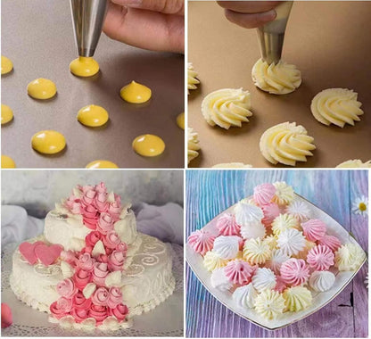50-pcs Piping Bags Anti Burst Disposable Cake Decorating Bags 17*25cm