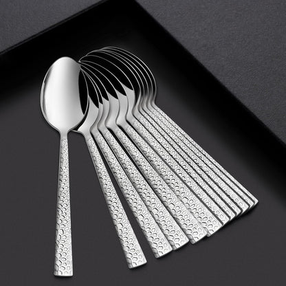 Danny Home 6-Pieces Dinner Stainless Steel Table Spoons Silverware Flatware