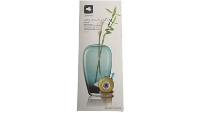 Leonardo Papageno Turquoise Glass Vase – Award-Winning Handmade Design