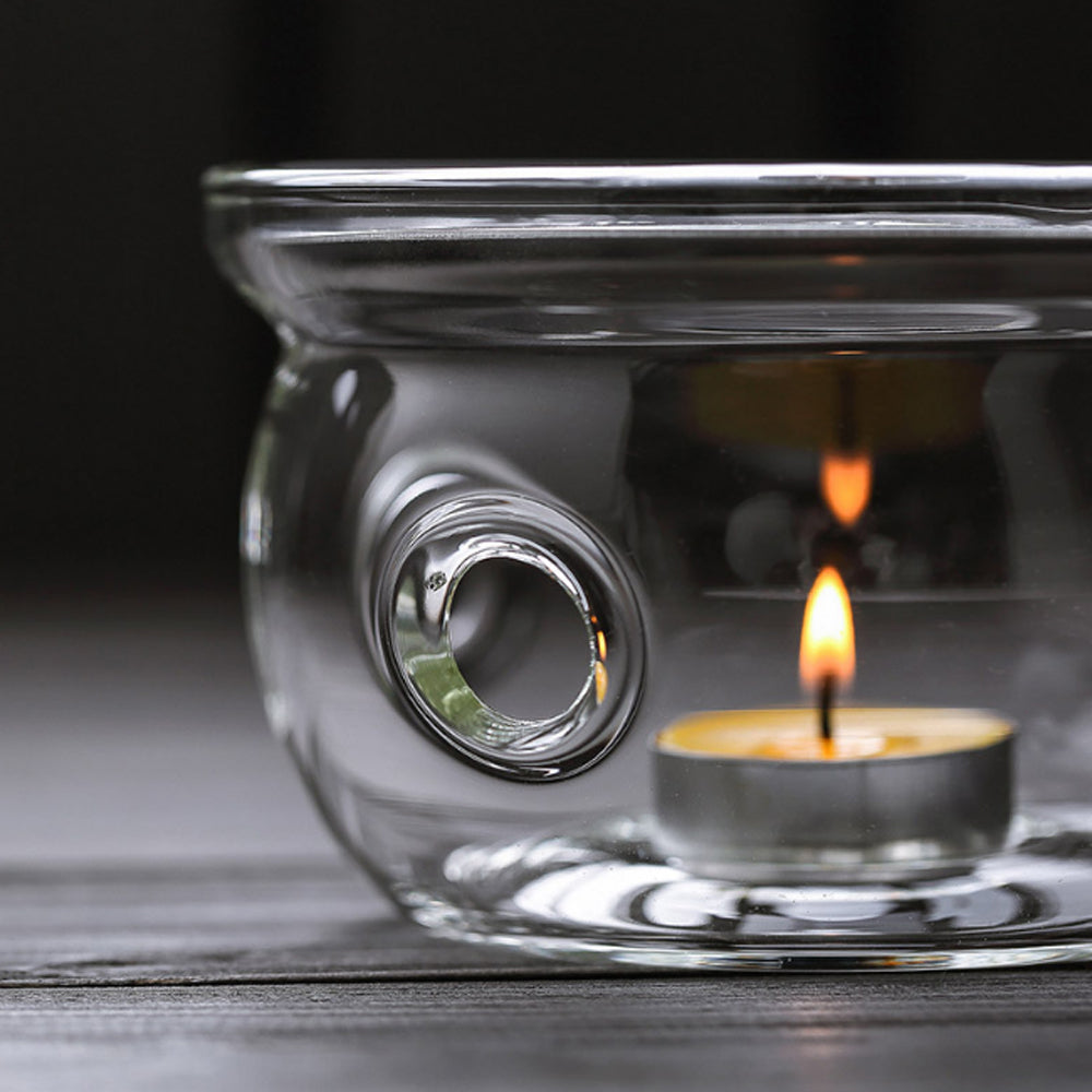 Glass Candles Warmer with Stainless Steel Trivet