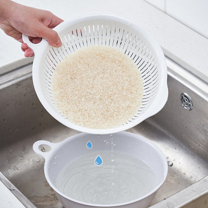 2 in 1 Kitchen Colander Set with Bowl Strainer